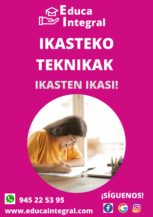 Ikasteko Teknikak. Ikasten Ikasi