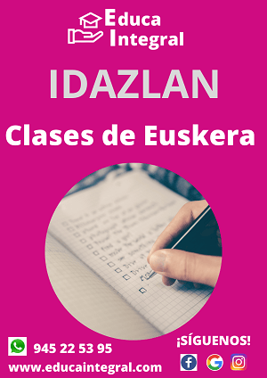 Clases de Euskera. Idazlan (Primera Parte)