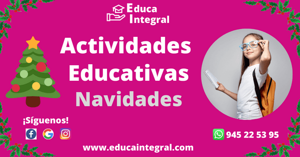 Actividades Educativas Vacaciones Escolares Navidad