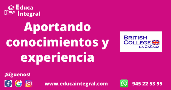 Aportando Conocimientos y Experiencia