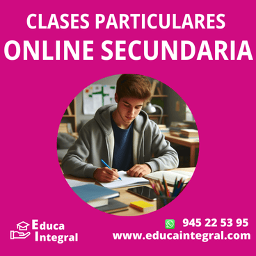 Clases Particulares Online de calidad y eficacia, para alumnos de Secundaria o ESO