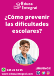 Alumno sonriente estudiando con éxito, simbolizando cómo prevenir las dificultades escolares gracias al apoyo escolar de Educa Integral.